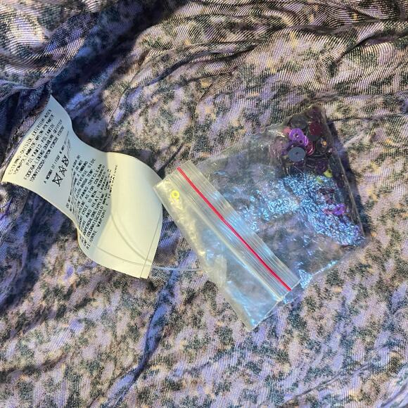 Gianfranco Ferre Vintage Purple Sequined Knee Length Dress EU 40 (US Size 8) - Picture 13 of 14